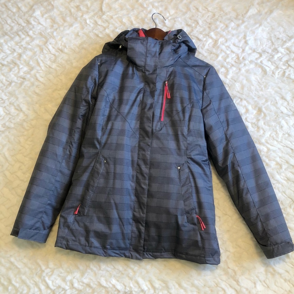 ZEROEXPOSURE SKI JACKET GREY FLEECE WATERPROOF